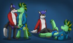 5:3 absurd_res anthro blush bodily_fluids briefs canid canine clothed clothing cum cum_in_clothing cum_in_partner's_clothing cum_in_underwear cum_on_belly cum_on_body cum_on_hoof cum_on_partner cum_on_penis cum_smuggling cum_through_clothing cum_through_underwear duo ejaculation equid equine eye_roll feet feral fetlocks foot_fetish foot_play footjob footjob_on_balls fox genital_fluids genitals hasbro hi_res hoodie horse kissing male male/male mammal my_little_pony mythological_creature mythological_equine mythology navel partially_clothed pegasus penis pony sex smile standing taco.m.tacoson tacomytaco tongue tongue_out topwear underwear wet wet_clothing wet_underwear wings