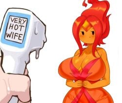 1boy 1girls adventure_time ass big_ass big_breasts big_butt big_hips big_thighs breasts dialogue female flame_princess gem hips huge_ass huge_boobs huge_breasts huge_butt huge_thighs idler_r long_hair male massive_ass massive_breasts massive_butt massive_hips massive_thighs massive_tits orange_body orange_skin princess red_hair sexy sexy_body thighs voluptuous voluptuous_female