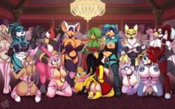 16girls 2018 2d 6+girls amy_rose anal anal_sex anthro arctica avian big_breasts bird blaze_the_cat breasts breezie_hedgebot_robotnik breezie_the_hedgehog buttplug canary crossover cunnilingus digimon digimon_(species) dildo drxii elleseve ettie female female_only frosti_loxxxe furry furry_only giant_panda group hi_res honey_the_cat huge_breasts ikusame interspecies kissing mammal mario_(series) mobian mobian_(species) mobian_cat nintendo nipple_piercing nipples oral penetration penny_locke piercing pussy pussy_juice renamon rouge_the_bat sega sex sex_toy sonic_(series) sonic_the_fighters sonic_the_hedgehog_(series) text thick_thighs video_games watermark wide_hips yuri