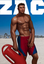 1boy abs actor baywatch_(2017) baywatch_(franchise) beach boner caucasian caucasian_male celebrity drawnpr0n erect_penis erection hard_on in_character lifeguard male male_only matt_brody muscle muscles muscular muscular_male outdoors outside penis penis_grab penis_out public rescue_buoy shorts solo solo_male veiny_penis zac_efron