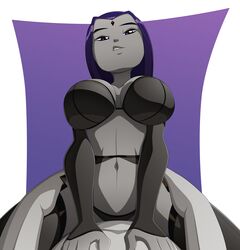 1girls bob_cut bra breasts busty cleavage dc dc_comics demon_girl female garter_belt garter_straps goth hourglass_figure human lace_panties large_breasts lingerie male out_of_frame pale-skinned_female pale_skin panties rachel_roth raven_(dc) ravenravenraven sex_with_bra_on straight teen_titans underwear voluptuous