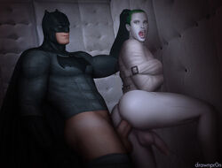 2boys abs against_wall anal anal_penetration anal_sex arkham_asylum ass asylum backsack balls batman batman_(series) blue_eyes bottomless boy_rape bruce_wayne butt cum cum_while_penetrated dc dc_extended_universe drawnpr0n erection flaccid_while_penetrated forced fucked_silly gay green_hair holding_head hospital human human_only joker male male/male male_only mask open_eyes open_mouth padded_cell padded_room pale-skinned_male pale_skin pants_down pecs penis perineum precum pubic_hair pulling_hair rape realistic red_lips restrained screaming sex straitjacket suicide_squad tanline testicles uncensored white_skin yaoi