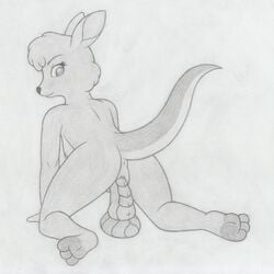 anthro anus dildo female infamousrel macropod mammal marsupial masturbation matilda_(adventures_in_bushtown) penetration pussy sex_toy skippy:_adventures_in_bushtown toy vaginal_penetration