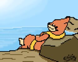 1girls 2018 animated ejaculation ellistia excessive_pussy_juice female female_ejaculation female_only feral fingering floatzel fur furry furry_only gif looking_pleasured mammal masturbation mustelid nintendo nude orgasm pixel_art pokémon_(species) pokemon pussy_ejaculation pussy_juice short_playtime sitting solo squirting text video_games watermark