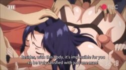 10s 4boys anal animated fellatio female garter_belt garter_straps groping group_sex hand_on_head handjob linda_project mesu_saga:_persona multiple_boys oral penis pubic_hair recording sex stockings straight subtitled triple_penetration uncensored vaginal_penetration