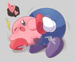 1boy 2019 ahe_gao blush female kirby kirby_(series) male meta_knight monster nintendo no_humans penis pussy sex straight subaru331 uncensored vaginal_penetration