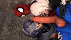 3d cowman crossover eastern_and_western_character female fire_emblem fire_emblem_awakening lucina_(fire_emblem) male marth_(fire_emblem_awakening) marvel marvel_comics nier nier:_automata spider-man straight_hair yorha_2b