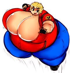 bob_(tekken) gammanaut huge_breasts morbidly_obese morbidly_obese_female obese obese_female overweight overweight_female rule_63 tekken