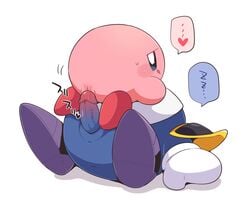 1boy 2019 anus blush female gloves heart kirby kirby_(series) male mask meta_knight nintendo no_humans penis pussy straight subaru331 uncensored