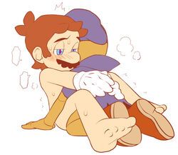 2boys cape clothing gay gay_sex geno_(mario) gloves half-closed_eyes hat hug human invalid_tag living_doll male male_only mammal mario mario_(series) nintendo nude sex simple_background super_mario_rpg sweat video_games yaoi 鴬瀬