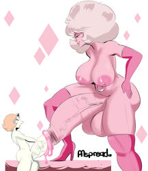 2futas areolae ballsack big_areola big_hair bimbo breast_squish cartoon_network club_shaped_penis diamond_authority docking elbow_gloves futa_giantess futa_on_futa futa_only futa_urethral_insertion futanari gem_(species) giant_futanari giantess grey_hair huge_areolae huge_cock huge_penis intersex large_areolae large_breasts large_testicles larger_futanari macro_futa micro micro_futa micro_on_macro micro_penetrating_macro nipples pearl_(steven_universe) penis pink_areola pink_balls pink_diamond_(steven_universe) pink_penis pink_skin pumspread size_difference smaller_futanari soft_breasts steven_universe thick_penis thighhighs urethral urethral_insertion urethral_penetration vein veiny_penis