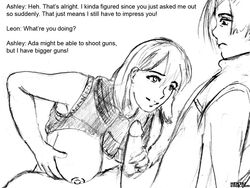 ashley_graham ashley_graham_(brooke_elizabeth_mathieson) capcom comic female hentai_cook human leon_scott_kennedy male resident_evil resident_evil_4 sex straight