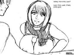 ashley_graham ashley_graham_(brooke_elizabeth_mathieson) capcom comic female hentai_cook human leon_scott_kennedy male resident_evil resident_evil_4 straight