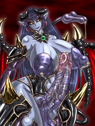 astaroth astaroth_(shinrabanshou) futanari huge_breasts intersex lactation shinrabanshou tagme tao_2carat