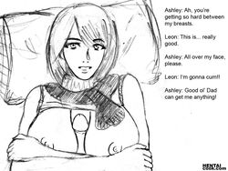 ashley_graham ashley_graham_(brooke_elizabeth_mathieson) capcom comic female hentai_cook human leon_scott_kennedy male resident_evil resident_evil_4 sex straight