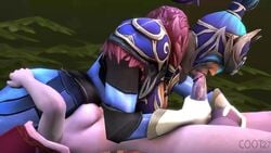 3d 69 animated coot27 dickgirl dota_2 erection fellatio female futa_on_female futanari intersex luna_(dota) no_sound oral penis source_filmmaker templar_assassin video