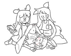 3girls animated assisted_masturbation battle_for_bfdi battle_for_dream_island blush blushing blushing_female bottle_(bfdi) bottomless bottomless_female clitoris clothing female finger_fuck fingering fingering_pussy humanized kint kinto-bean legs_apart legs_spread masturbation monochrome navel object_shows pillow_(bfdi) pussy remote_(bfdi) robot robot_girl rubbing_pussy self_upload sex vagina vaginal_fingering vaginal_masturbation yuri