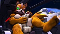 2boys balls bird cock commission commissioner_upload dr.ivopingasnik falco_lombardi falcon foot fox fox_mccloud furry furry_only gay gay_male looking_at_self male masturbation nintendo penis sfm space spacecraft spaceship spying star_fox stroking stroking_cock stroking_penis