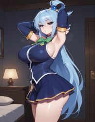 aqua (konosuba) from kono subarashii sekai ni shukufuku wo! by sillyhina