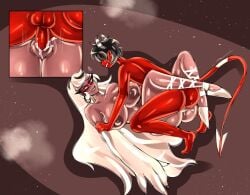 carmilla carmine from hazbin hotel by bitterbunz