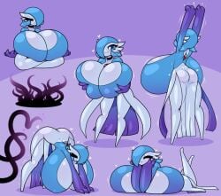 1girls breasts_bigger_than_head gardevoir hyper hyper_breasts limebreaker pokemon tagme