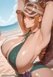 1girls ai_generated alternate_version_at_source animal_ears animal_tail armpit ass beach big_ass big_breasts big_butt breasts breasts_focus chubby chubby_female female ginger ginger_female ginger_hair hypet marvel marvel_rivals shiny shiny_skin sideboob squirrel_girl_(marvel) squirrel_girl_(marvel_rivals) squirrel_girl_(sunshine_squirrel) tagme upper_body video_game_character wet wet_body