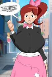 audrey page from the developing adventures of golden girl by naver