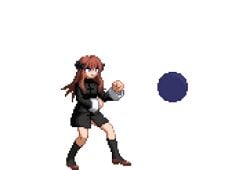 aged_up animated animated_gif bra embarrassed embarrassed_nude_female enf female female_only forced_exhibitionism forced_exposure humiliated humiliation kuromaru_(mugen) m.u.g.e.n melty_blood panties pixel_animation pixel_art sprite_edit transparent_background underwear