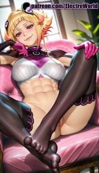1girls 2025 abs ai_generated anus anus artist_name blonde_hair bottomless breasts breasts breasts bust capella_emerada_lugunica chest clitoral_hood elbow_gloves electroworld exposed_anus exposed_pussy feet feet_fetish female foot_fetish foot_focus gloves hi_res high_quality high_resolution highres juicy_pussy looking_at_viewer multicolored_hair patreon patreon_username potted_plant pussy re:zero_kara_hajimeru_isekai_seikatsu smile soles solo stable_diffusion thighhighs tight_anus tight_pussy toes uncensored vagina watermark