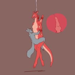 animated anthro asphyxiation bondage bondage bound breath_play canid canine canis death dragon duo dying execution female feral hanging_(disambiguation) knot knotting male male/female mammal mythological_creature mythological_scalie mythology noose scalie snuff strangling torture uncannystuff wolf