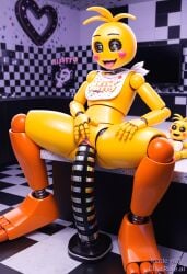 animatronic dildo female_masturbation fnaf huge_dildo large_insertion masturbation sex_toy toy_chica_(fnaf)
