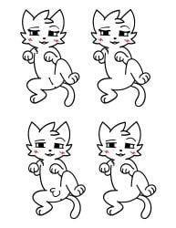 absurd_res alpha_channel ambiguous_gender ass blush blush_lines cannedsuccubus felid feline female feral genitals hi_res lying male mammal nullo on_back penis presenting presenting_hindquarters presenting_penis rule_63 silly_cat_(mauzymice) spread_legs spreading tattoo_design