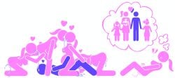4chan 5girls big_breasts bisexual bisexual_female biting_lip blue_body breasts cowgirl_position cuckquean cum cum_in_mouth cum_in_pussy cum_inside excessive_cum female female/female female_focus harem heart horny_female inflation male male/female male_penetrating male_penetrating_female moaning multiple_pregnancies n1_1ck nipples orgy penetration pictogram pink_body ponytail pregnant pregnant_sex pussy pussy_juice reverse_gangbang sex squirting stick_figure stickfigure stickman stickwoman straight warning_sign_person