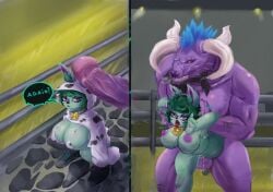 1boy 2d alistar barefoot breasts bull bunny_ears bunny_girl cum feet female gfreak horsecock lagomorph league_of_legends male monster_girl pussy rabbit_ears rabbit_girl shortstack tagme vaginal_penetration vex_(league_of_legends) yordle