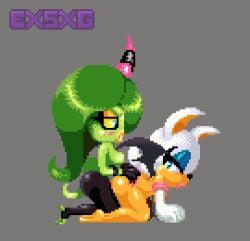 1futa 1girl anal anal_sex animated animation big_ass big_breasts close-up exkrill futanari hentai_game penetration penis pixel_art project_x_love_potion_disaster pussy rouge_the_bat sonic_(series) sprite zeena