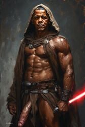 1boy african ai_generated barack_obama black cock dark-skinned_male dick huge long male male_only massive_penis panther penis politics star_wars