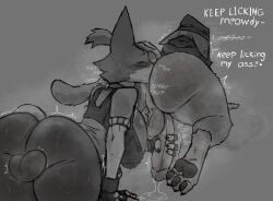 absurd_res anal anthro ass backsack balls beanie big_balls big_breasts big_butt big_penis blush bodily_fluids breasts butt_sniffing calico_cat cate_meowdy clothing dialogue domestic_cat dripping duo emanata epic_games erection felid feline felis fortnite fuzzycreature genital_fluids genitals gynomorph gynomorph/gynomorph handjob handjob_while_rimming hat headgear headwear heart_symbol hi_res intersex intersex/intersex mammal meow_skulls musk oral pawpads paws penile penis precum precum_drip reach_around rimming sex sniffing sweat sweaty_butt tail