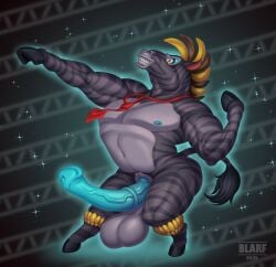 abstract_background absurd_res action_pose animal_genitalia animal_penis anthro ass balls big_balls big_butt big_penis black_hair blarf brown_eyes clenched_teeth donkey_kong donkey_kong_(character) donkey_kong_(series) donkey_kong_(zebra_bananza) donkey_kong_bananza equid equine equine_genitalia equine_penis erection flared_penis flexing genitals grey_body grin hair hi_res hooves huge_balls huge_cock humanoid looking_at_viewer male mammal medial_ring mohawk muscular navel necktie nintendo nipples nude penis pose raised_arm smile solo striped_body stripes tagme tail tail_tuft teeth thick_thighs tuft vein veiny_penis zebra zebra_bananza