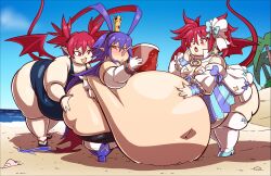 big big_belly big_butt big_thighs disgaea disgaea_1 disgaea_rpg eating etna fat fat_ass fat_girl laharl nippon_ichi_software obese saint_etna weight_gain