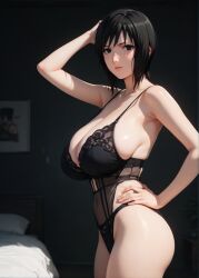 1girls 2d ai_generated ass big_ass big_breasts black_eyes black_hair boruto:_naruto_next_generations bra breasts breasts_bigger_than_head curvaceous curvaceous_female curvaceous_figure curvy curvy_figure female female_only high_quality hourglass_figure huge_breasts large_breasts light-skin light-skinned_female lingerie lips mature mature_female mature_woman medium_hair milf milf-master mommy naruto naruto_(series) naruto_shippuden pale-skin pale-skinned_female panties posing sagging_breasts seductive seductive_look sexy_pose shiny_skin shizune short_hair stable_diffusion tagmeo thick_ass thick_butt thick_thighs thighs underwear wide_hips