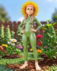 3on3freestyle ai_assisted bare_breasts barefoot cindy feet fetish fetish_wear flower_in_hair garden kink latex latex_clothing latex_suit petite petite_body petite_breasts petite_female pink_hair rubber rubbing_pussy skin_tight skinny skinny_waist skinsuit skintight spring valentine's_day