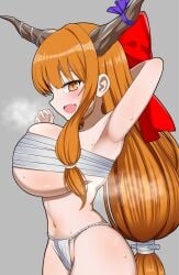 suika ibuki from touhou by ringo1145