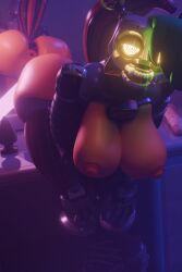 1girl 1girls 3d 3d_(artwork) anus ass big_breasts big_butt blender_(artwork) breasts buttplug darkdesire digital_media_(artwork) dildo female five_nights_at_freddy's five_nights_at_freddy's:_security_breach hi_res inside nipples plug_(sex_toy) scottgames sex_toy solo solo_female steel_wool_studios the_mimic_(fnaf) thick_thighs yellow_eyes