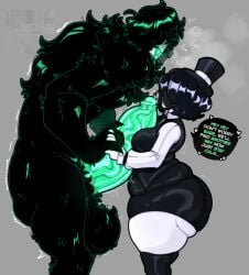 1boy 1girls 1monster ame_momos artful_(die_of_death) ass balls big_ass big_balls big_penis breasts clothed_female dialogue die_of_death_(roblox) english_text fr*nch height_difference holding_hands huge_cock imminent_sex meme_in_the_background monster_on_female motion_lines precum pursuer_(die_of_death) roblox roblox_game robloxian rule_63 self_insert side_view small_breasts speech_bubble tagme text thighs veiny_penis