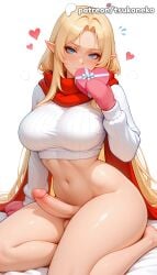 1futa 2026 ai_assisted ai_generated alpha_(the_eminence_in_shadow) anime artist_name blush box breasts bust cock dick elf erection explicit futa_only futanari gift gift_box hi_res high_quality high_resolution highres kage_no_jitsuryokusha_ni_naritakute! light-skinned_futa long_hair navel patreon patreon_username penis pointy_ears red_scarf scarf solo stable_diffusion sweater testicles the_eminence_in_shadow tsukoneko valentine valentine's_day valentines_day watermark white_sweater