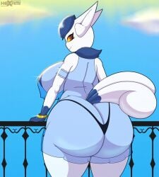 female meowstic from pokemon by hexami