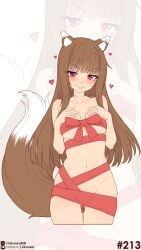 holo from spice and wolf by likunea