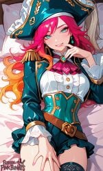 ai_generated areolae ass blush breasts completely_nude curvy female full_body hentai high_resolution highly_detailed large_breasts league_of_legends long_hair looking_at_viewer miss_fortune navel nipples nsfw nude open_mouth patreon pinkbunnies pussy rule34 seductive simple_background smile solo thick_thighs thighs uncensored wide_hips