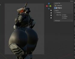 1boy ass ass_focus big_ass electronic_arts femboy gay looking_at_viewer looking_back male male_only metallic_body palmtreerothic respawn_entertainment robot spectre_(titanfall) tagme thick_thighs thighs titanfall