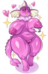 1girls 2019 3_toes alternate_color anthro anthrofied areola areolae ass belly big_belly big_breasts big_nipples black_nose blush breast_grab breast_squish breasts canine chubby deep_navel disembodied_hand ear_frills eeveelution feet female female_only fins frill front_view furry gloves groping hand_on_breast hand_on_chest head_frill heart huge_ass huge_breasts human interspecies lizardbat_(artist) male_human/female_anthro male_human/female_pokemon neck_frill nintendo nipples nude open_mouth overweight overweight_female paws pink_background pink_eyes pink_fur pokémon_(species) pokemon pokemon_rgby puffy_areola pussy shiny shiny_pokemon slightly_chubby smile solo_focus sparkles standing tail text thick_thighs underboob vaporeon video_games watermark white_border wide_hips